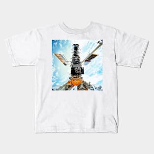 Hubble servicing (R205/0109) Kids T-Shirt